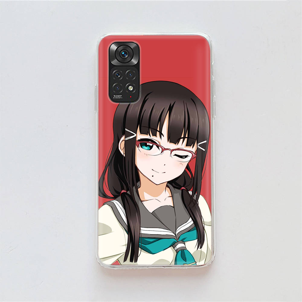 DT27 Dia Kurosawa Case for Samsung A04 A14 A23 A34 A54 M23 M33 M52 M53 Realme 10 9 C30S C35 C55 VIVO Y02S Y21 Y33S Y51 X80 Pro Clear Cover