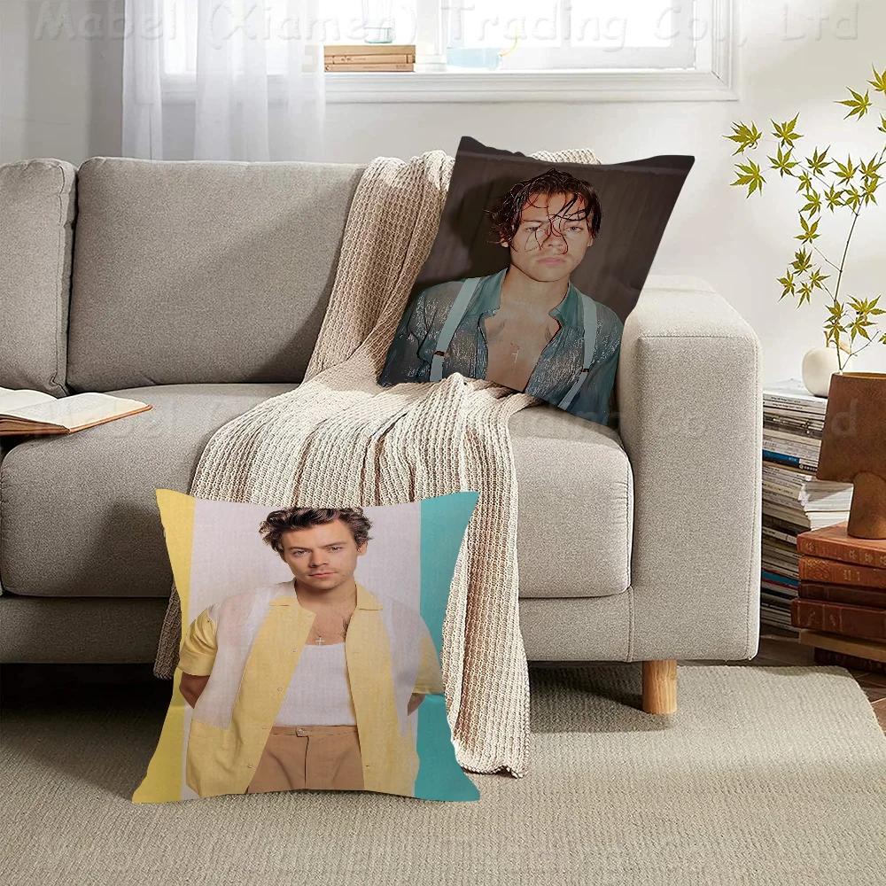 Sänger H-Harrys S-Styles Personalisierte Bildtext Heimdekorationskissen Haushaltsgeschenke 45x45cm