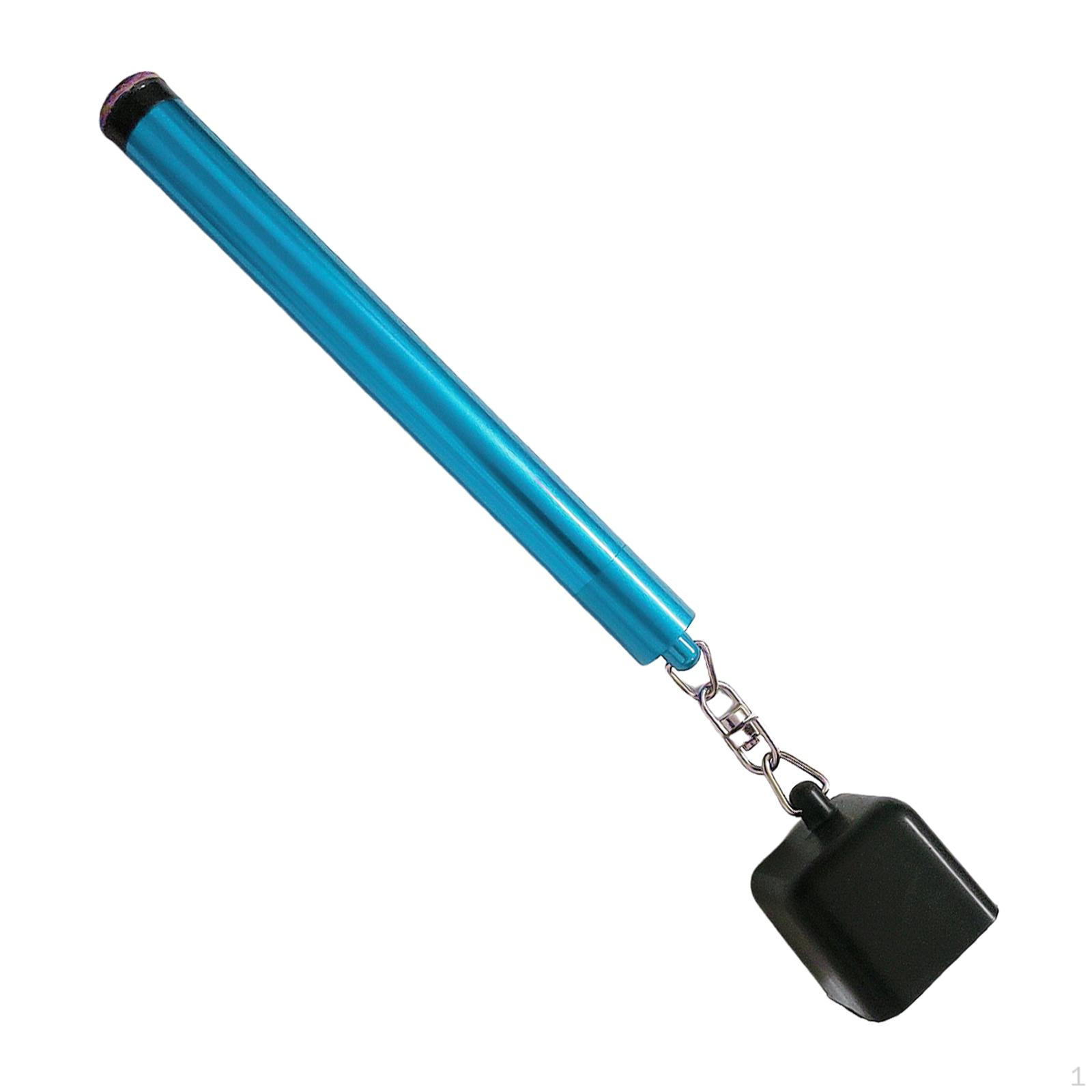 

Billiard Chalk Holder, Cue Tip Tool, Easy to Use, 2-in-1, Practical, Portable Table Blue handle
