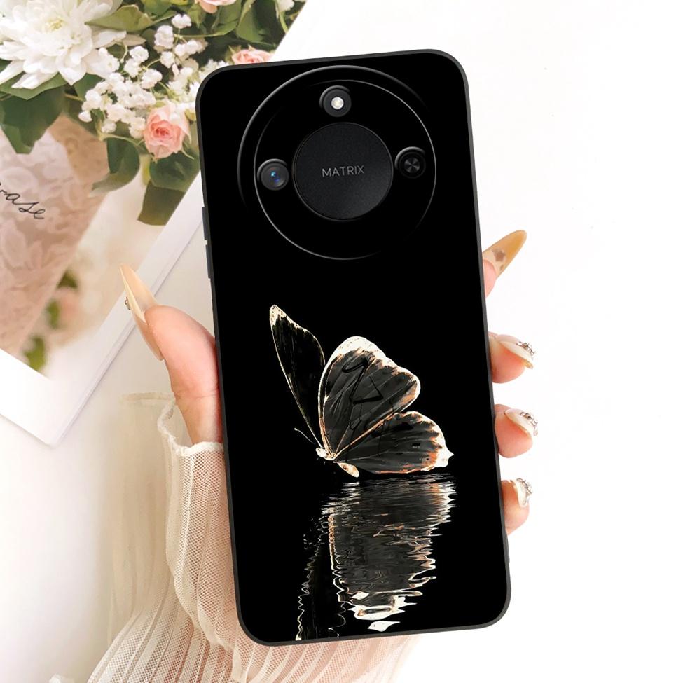 6.8'' For Honor X9c Smart Case Silicone Fashion Luxury Cute Cartoon Painted Cover For Honor X9c Smart Funda