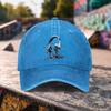 Metal Melt Headphone Graphic Washed Baseball Cap Unisex Cotton Outdoor Adjustable Casual Hat