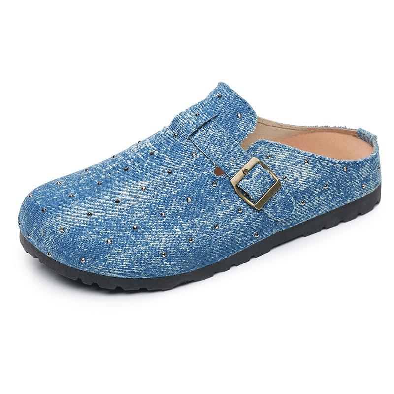New Style Casual Front-opening Slip-on Women's Shoes with Thick Sole, One-piece Shoes
