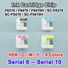 Chip Cartuccia d'Inchiostro da 1100ml/colore T46C per Epson SureColor F6370 F9470 F9470H SC-F6370 SC-F9470 SC-F9470H T46C8 T46C2 T46C3 T46C4