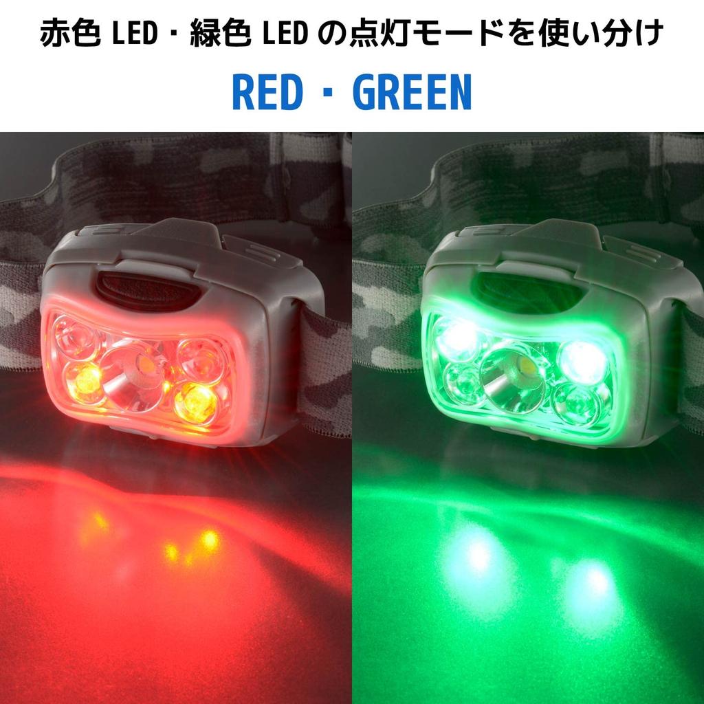 OHM Electric LED Headlight Headlamp Lead Warrior LW400RG LC-LW400RG-H 08-1352
