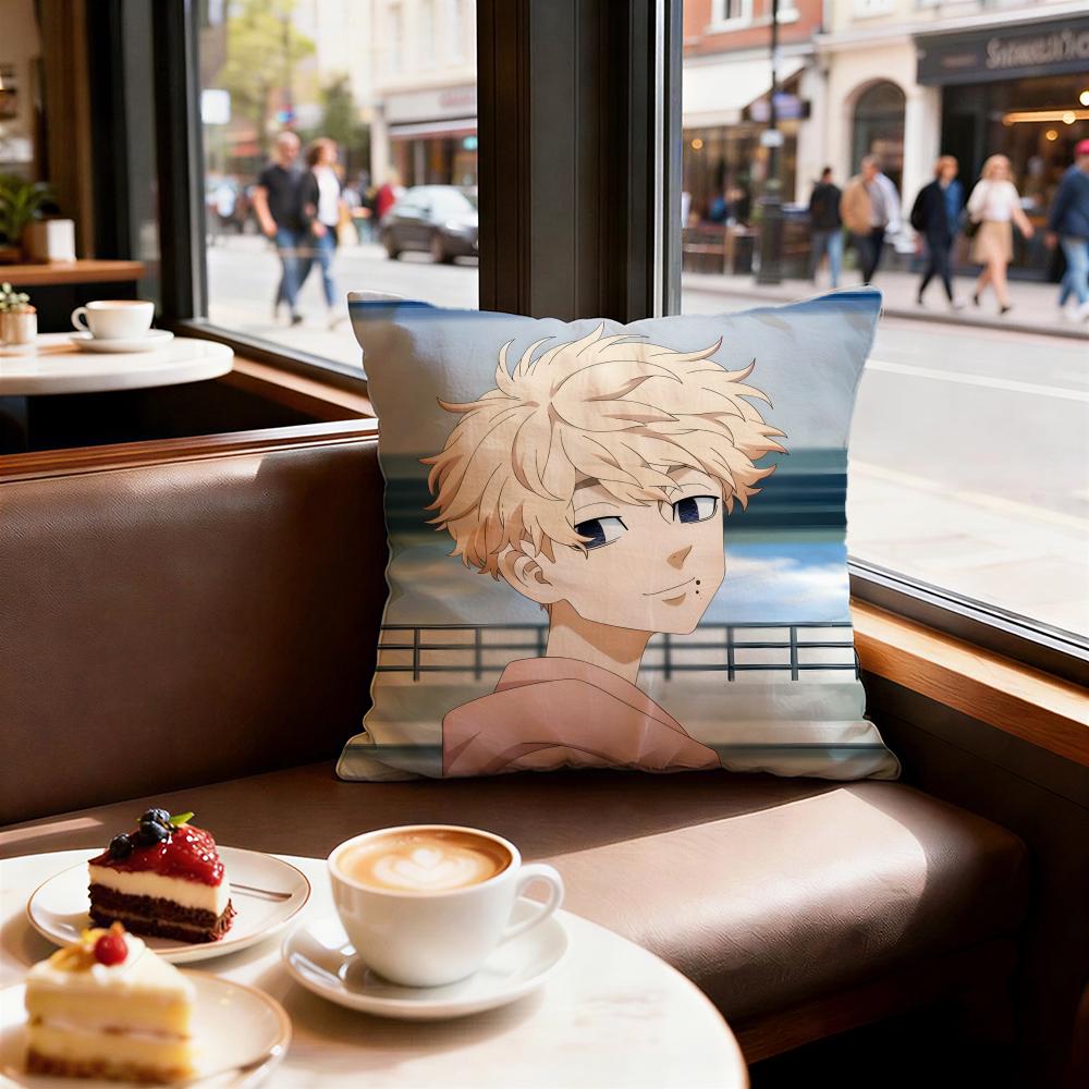Anime Tokyo Revengers Cushion Cover Decorative Cushions Covers Cover Sofa x Pillow Piece x x Pillowcase