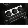 For Jeep Wrangler JK 11-2017 Bright Chrome Console AC Switch Control Panel 2PC