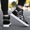 Autumn Student Canvas Male Casual Zapatos De Hombre Mens Shoes Casual Tenis Masculino Adulto Erkek Ayakkabi High Top Sneakers