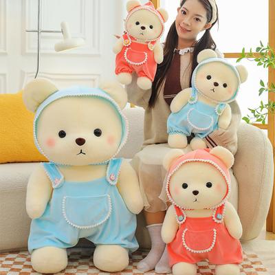 Love Flower Skirt Strap Bear Doll Teddy Bear Couple Wedding Plush Toy