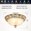 European Retro Dimmable LED Ceiling Light for Hallway, Balcony, or Bedroom