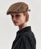 Kimjisu Studded Suede Hunting Cap _ Brown