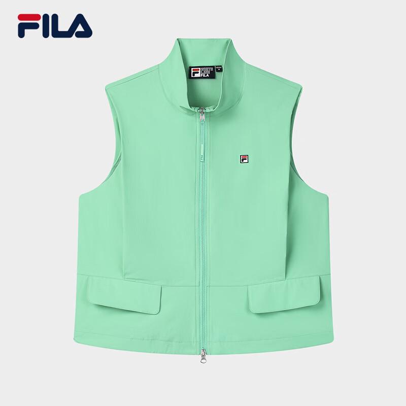FILA Women s Stand-up Collar Woven Vest S