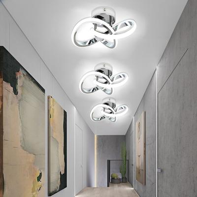 Modern LED Mennyezeti Lámpa Vonal Lámpák Folyosó Lépcsőház Erkély Gardrób Bejárat Szálloda Folyosó Lakberendezés Led Világítás Csillár