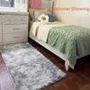 1pc Ultra-Soft Fluffy Shaggy Rug Plush Fuzzy Texture for Bedroom & Living Room Non-Slip Bottom Trendy Light Grey Ideal Indoor Accent Rug