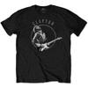 Men's Eric Clapton Vintage Photo Slim Fit T-shirt Small Black