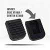 1pc Motorcycle Footrest Soft Rubber Pad Scooter Footrest Base Plate Anti-slip Base Most Motorcycle Base Bracket Extension Foot
