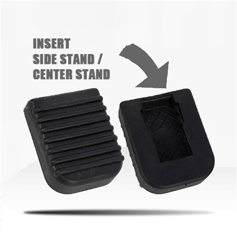 1pc Motorcycle Footrest Soft Rubber Pad Scooter Footrest Base Plate Anti-slip Base Most Motorcycle Base Bracket Extension Foot
