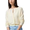 Long Sleeve Solid Color Button Sweater Women Sweater 478331-01
