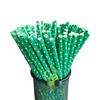 Colorful Polka Dot Biodegradable Paper Straws - Ideal for Juices, Beverages, Desserts & Table Decorations