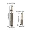 4 Stück Magnetische 6,35mm Sechskant auf 4mm Stecknuss Bit-Adapter, Schnellwechselhalter für Elektrischen Schraubendreher Handwerkzeuge
