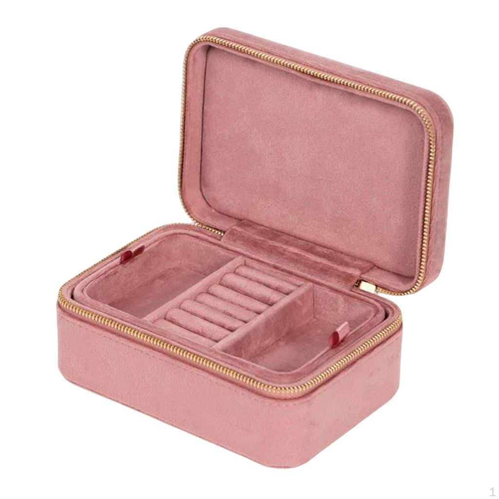 Organizer Box, Container Gift Portable Travel Case Display Er for Necklaces Earring Birthdays