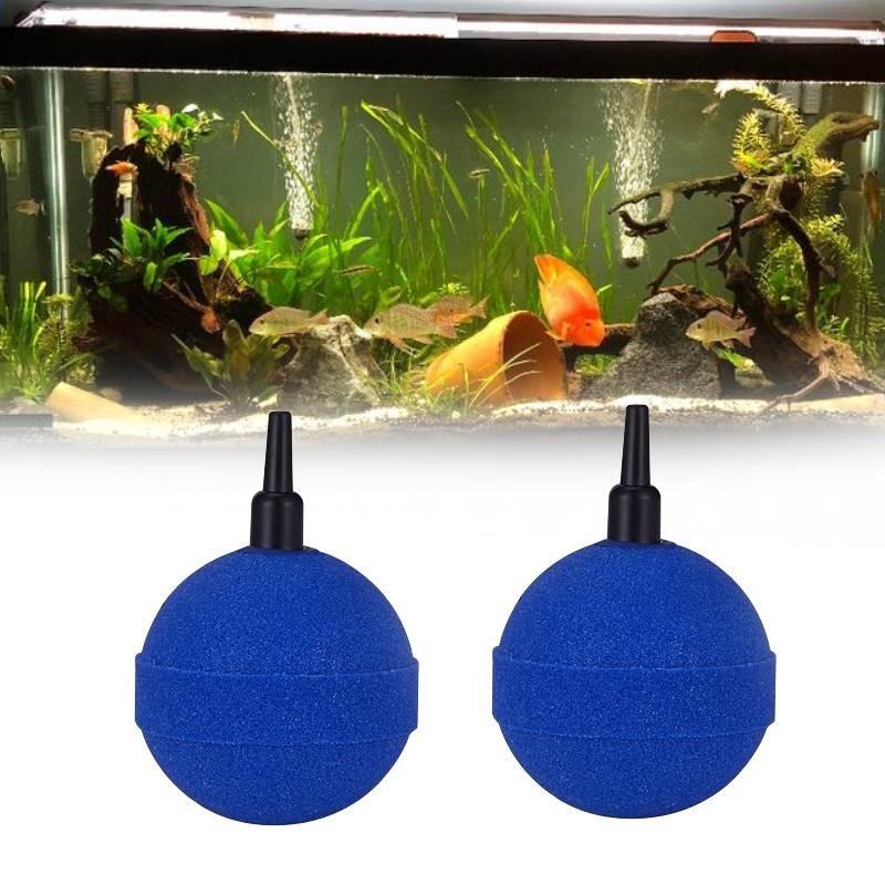 Stone Air Pond Fish Tank Oxygen Pump Head Oxygenation Ceramic Material Blue