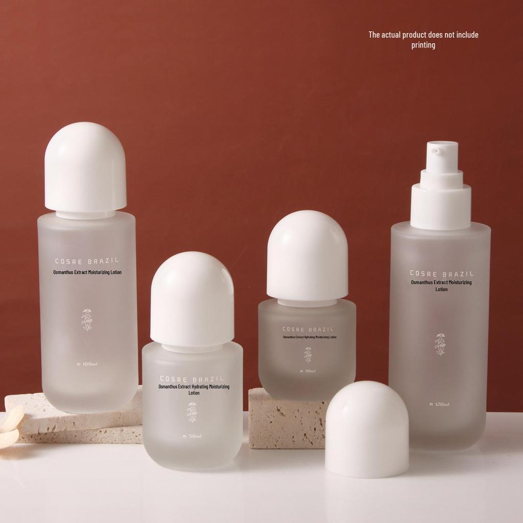 Przedstawiamy nasz matowy zestaw podróżny do pielęgnacji skóry: Butelki wielokrotnego użytku 150 ml i słoik z kremem-serum o dużej pojemności.