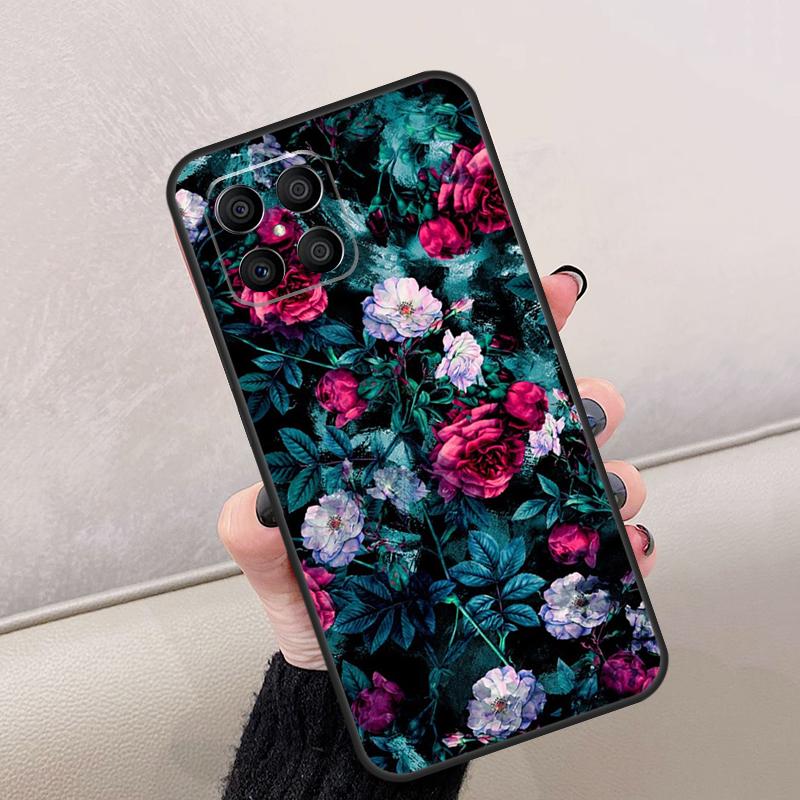Flower Red Rose For Honor Magic 8 6 7 Pro Case For Honor 400 Lite 200 50 70 90 X8c X8b X9a X9b X9c X9d Win RT