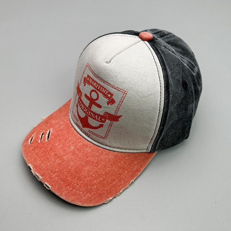 Simple simbolo stella a cinque punte Ricamo all'aperto berretto da baseball Traspirabilità estiva Berretto in rete hip hop cappello da camionista