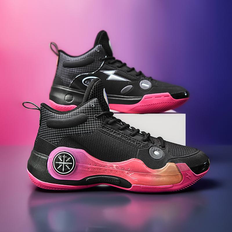 Basketball shoes friction sound phantom 4th generation 3 Wade way 10 Putian non-slip cushioning children's sports shoes men's