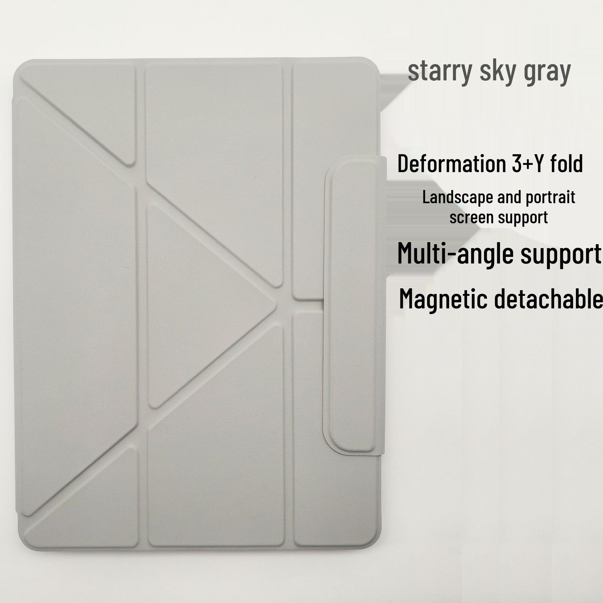 

Защитный чехол-клипса для iPad Air 6 с магнитной двухсторонней фиксацией и Y-образной подставкой 12,9 дюйма iPad Air 2025 (11 inches)