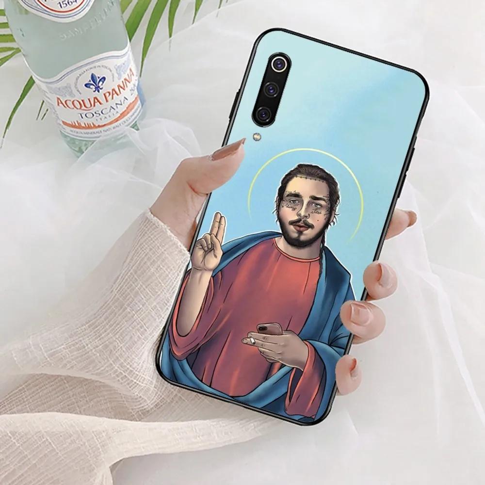 Post M-Malone Sänger Handyhülle Für Xiaomi Mi 5X 8 9 10 11 12 lite pro 10T PocoX3pro PocoM3 Note 10 pro lite