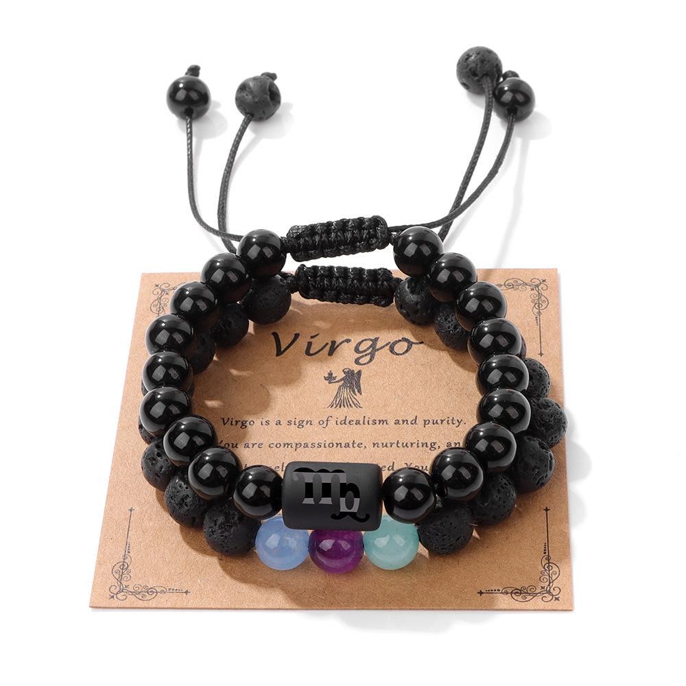 JYL TS Bracelet Men's Zodiac  Set Aligns Cosmic Energies For Favorable Outcomes