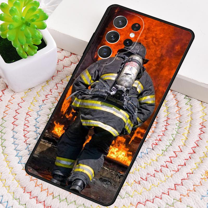 Fire Fighter Hero Phone Case for Samsung Galaxy Note 10 Pro S26 Ultra S23 S24 FE S25 S21 S22 PLUS Shockproof Cove
