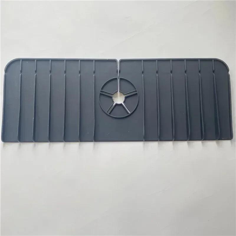 Silicone Sponge Draining Rack Kitchen Tap Splashback Sink Tap Splashback Countertop Protector Bathroom Kitchen Gadgets
