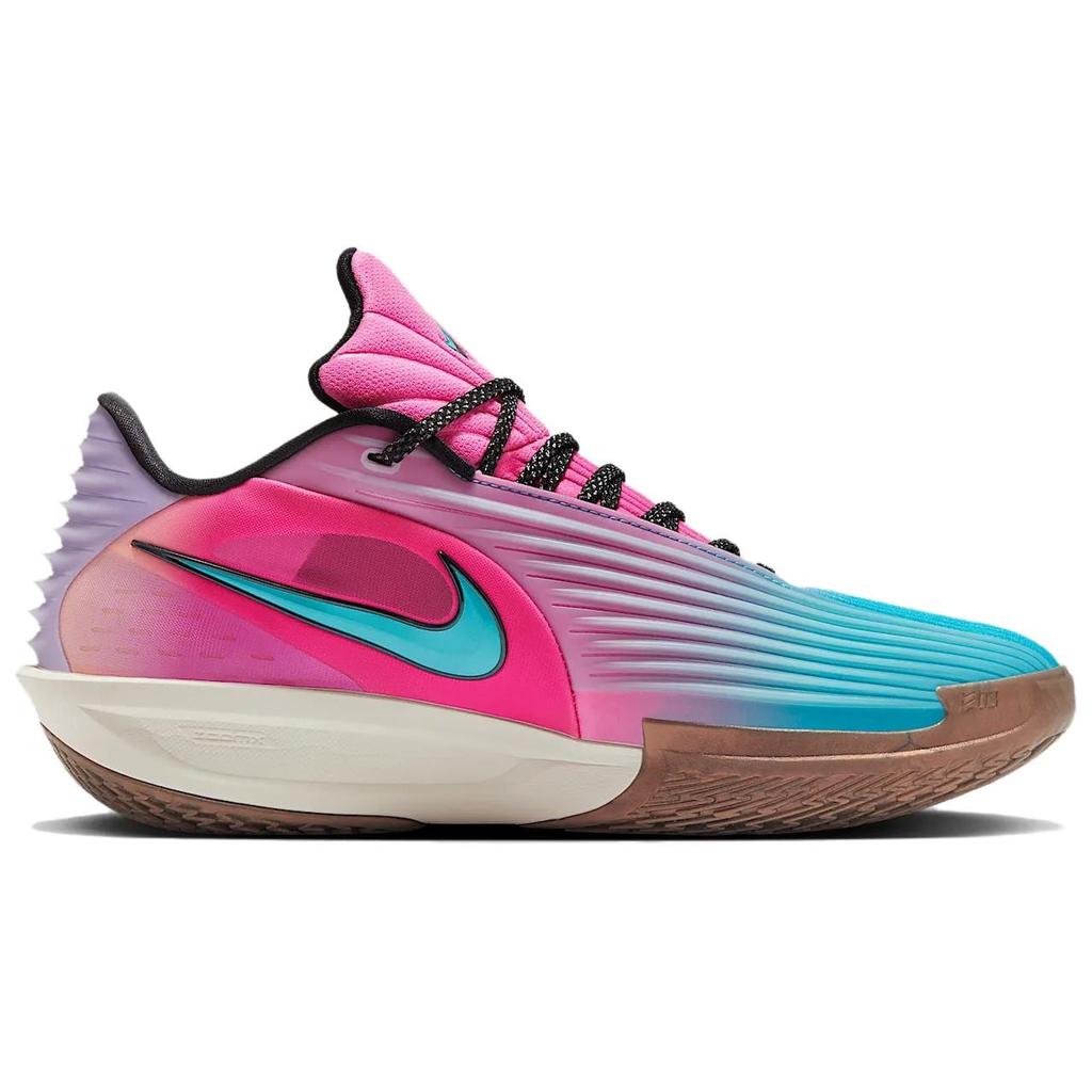 Nike GT. Scarpe da Basket Basse Antiscivolo Resistenti all'Abrasione Taglio 3 Unisex Blu Rosa Versione Asiatica HV9919-900