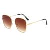 New Vintage Square Polygon Shades Luxury Brand Gradient Women Men Sunglasses Fashion Travel Metal UV400 Sun Glasses Eyewear 2026