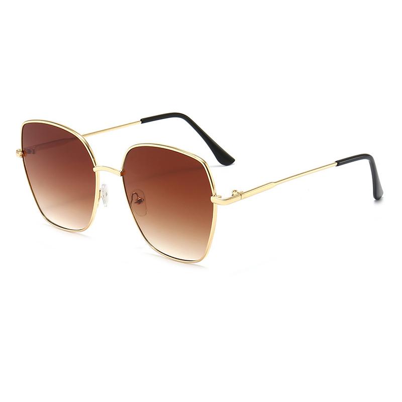 New Vintage Square Polygon Shades Luxury Brand Gradient Women Men Sunglasses Fashion Travel Metal UV400 Sun Glasses Eyewear 2026