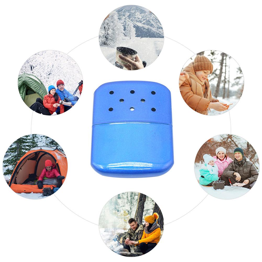Portable Pocket Handy Hand Warmers Reusable Refillable Fuel Mini Hand Warmer Winter Accessories Ultralight Outdoor Equipment
