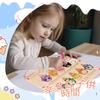 Montessori Magnetic Magnetic Color and Number Maze Wooden Magnetic Educational Toys for Ages 3 and Fine Motor Skills Activities for Girls Ages 3 To