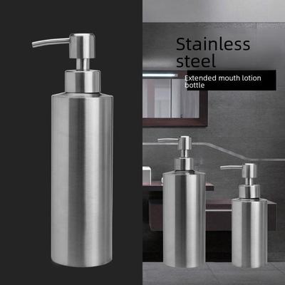 Customizable Stainless Steel Dispenser: Ideal for Lotion, Hand Sanitizer, Soap, or Shower Gel