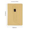A5 Color-Changing PU Leather Notebook with Pen Holder - Customizable Business Office Diary