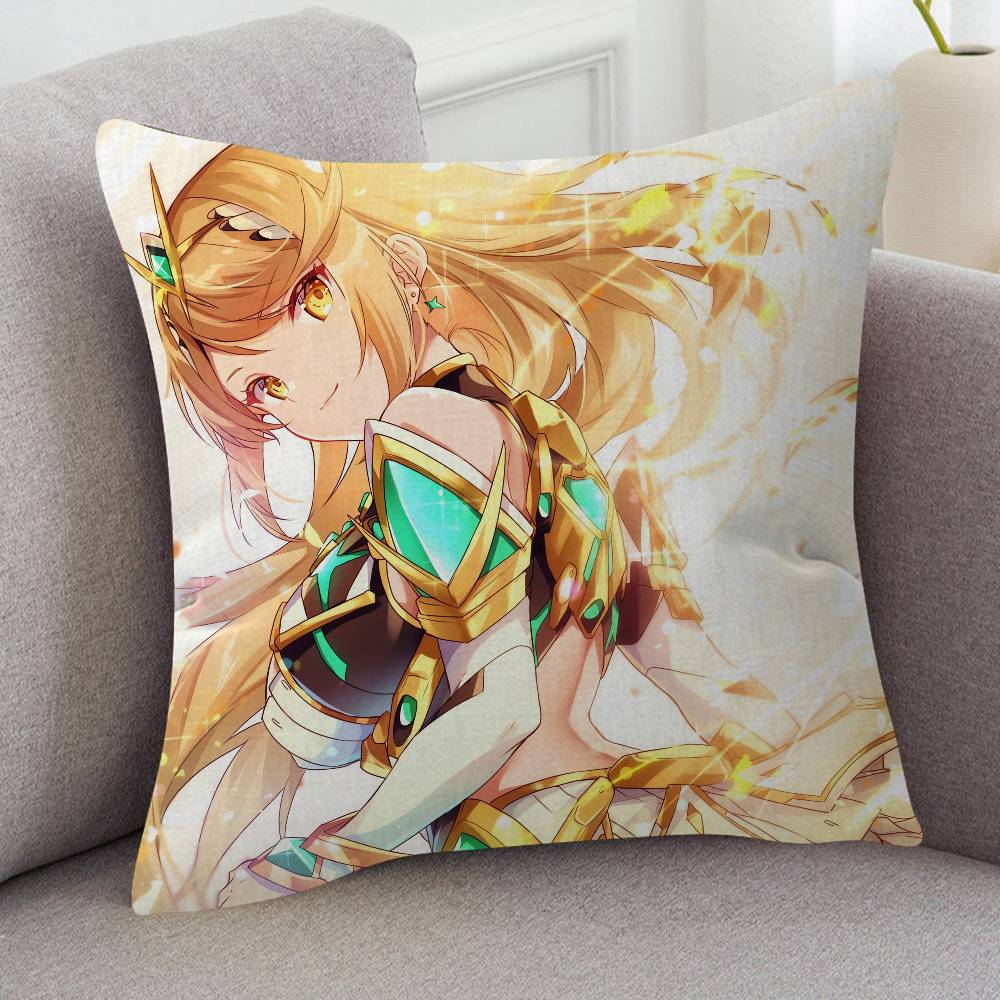 Game Xenoblade Chronicles Soft Comfortable Pillow Case Cartoon For Sofa Living Cat Room Home Office Retro Decor Protective Cover
