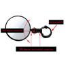 Adjustable Rearview Handlebar Wide Angle Convex Mirror Cycling Rear View MTB Bike