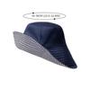 Double Side Wear Fisherman Hat For Women Solid Striped Bucket Hats Summer Female Anti-UV Wide Brim Sunscreen Cap