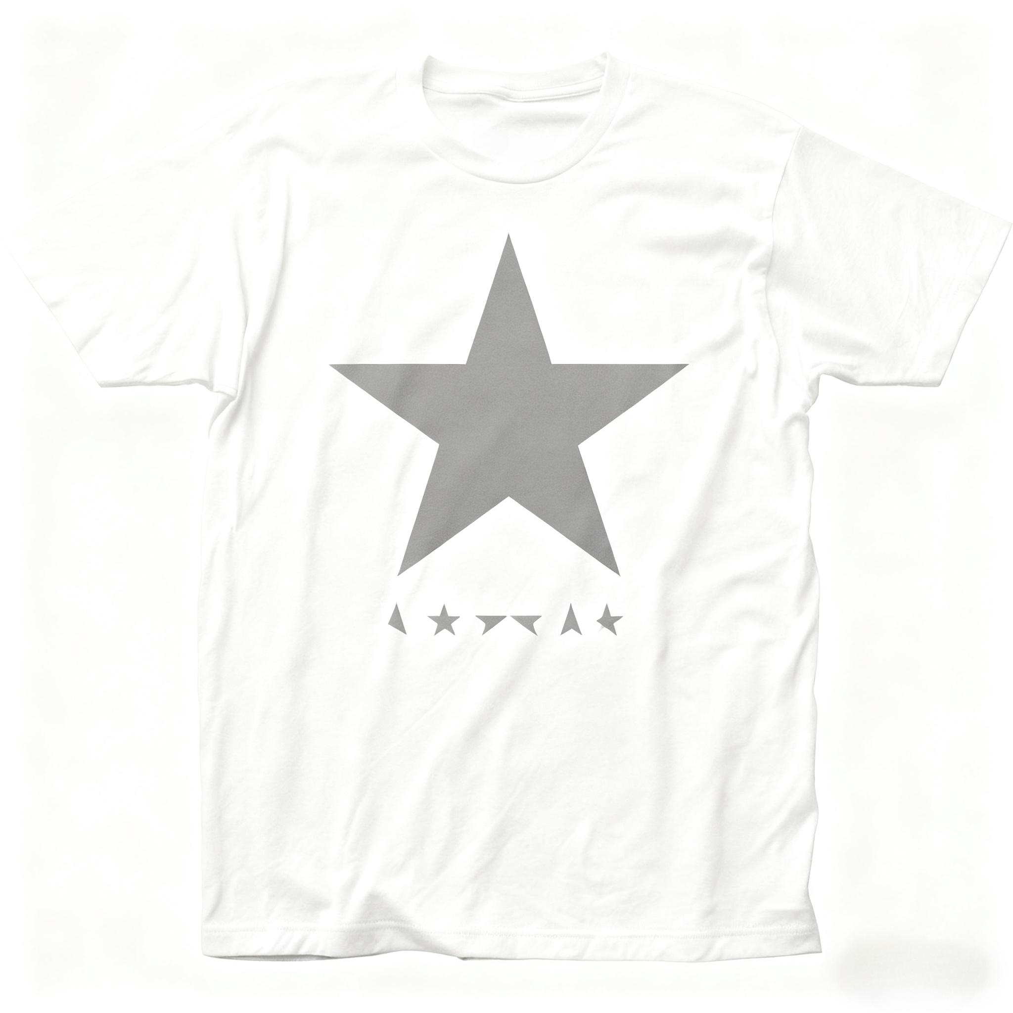 ZheXiong TEE David Bowie Blackstar T-shirt Heren Gelicenseerd Rock N Roll Band Muziek T-shirt Nieuw Zwart Mode Casual Trend Y2k Vintage Katoenen T-shirt 2XL