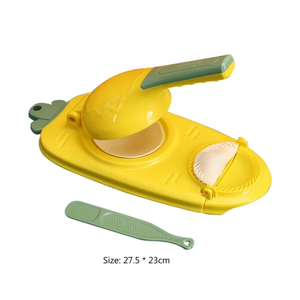 2 In1 Dumpling Maker Dumpling Skin Press Manual Labor-Saving Ravioli Empanadas Dough Skin Mold Machine Kitchen Tools Accessories