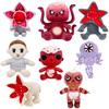 Non-Toxic Demogorgon Cartoon Game Characters Plush Toys Cute Demogorgon Stuffed Dolls Big Mouthed Man Eating Flower Dolls Gifts