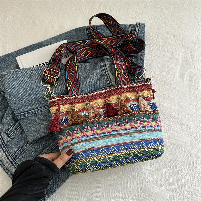 

Весна 2024, нова проста та модна жіноча сумка через плече, трендова ретро-сумка-мессенджер, жіноча сумка великої місткості синій