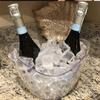 BHBL Ice Bucket 2 Pcs 4 Liter Beverage Tub Champagne Wine Bucket for Parties and Drinks Plastic Acrylic Ice Tub with Scoops