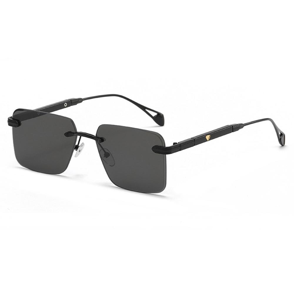 Retro Rimless Rectangle Sunglasses Vintage Frameless Eyewear Women Men Fashion Square Shade Y2k Sun Glasses Goggles Unisex